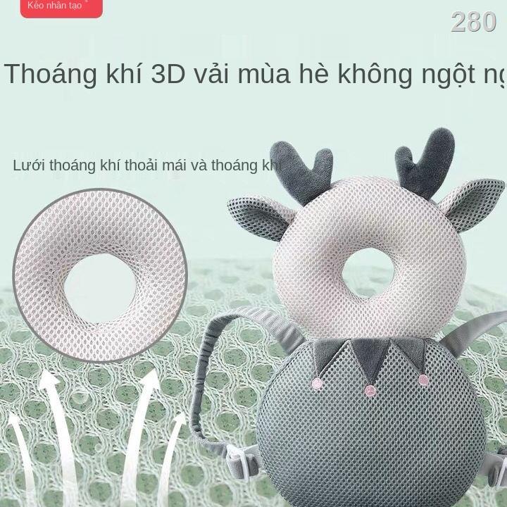 OVật dụng chống ngã cho bé, nón trẻ em, gối đầu đồ dùng bé tập đi, bảo vệ não bộ, tấm lót va chạm
