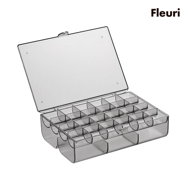 Hộp Đựng Trang Sức Trong Suốt 2 Tầng Cỡ Lớn Cho Nữ