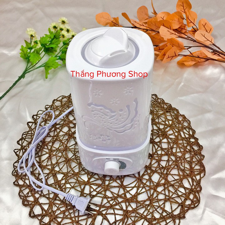 Máy Tạo Ẩm, Máy Khếch Tán Tinh Dầu AROMA Hình Hồ Điệp - Có Thể Dùng Làm Đèn Ngủ ( Tặng Chai Tinh Dầu 10ml)