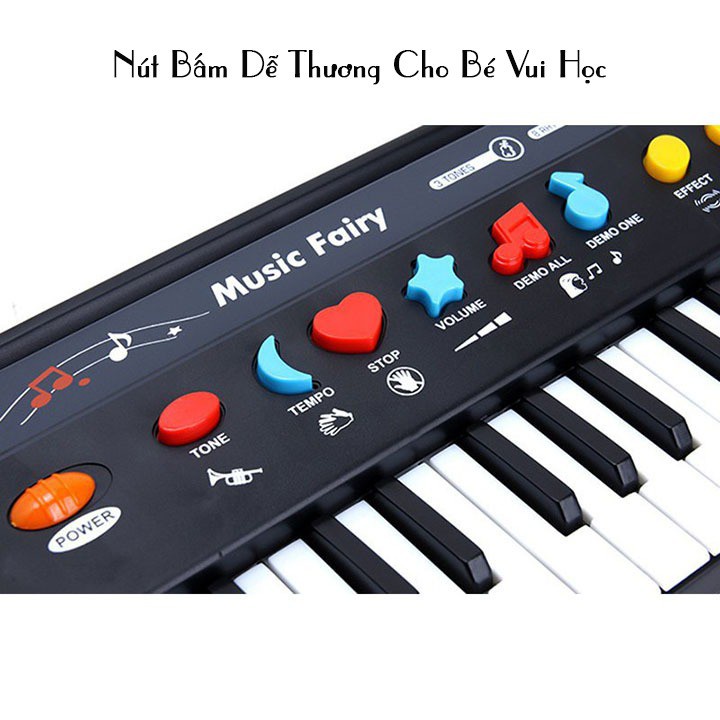 ĐÀN ORGAN/PIANO MELODY MIXING KÈM MIC, ĐÀN PIANO CHO BÉ-Đàn Kỹ Thuật Số Âm Cực Hay - Đàn Piano Có Mic Cho Bé Phát Trển