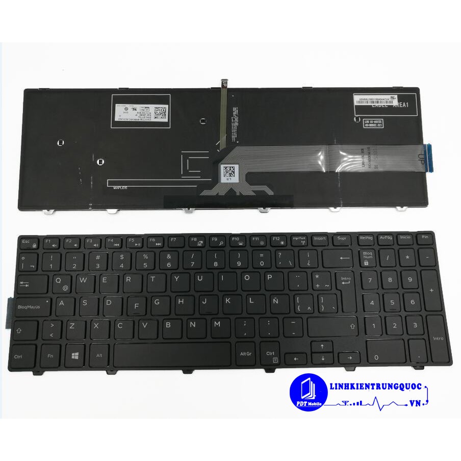 bàn phím laptop dell INSPIRON 15 3000 SERIES 3541 3542 ZIN