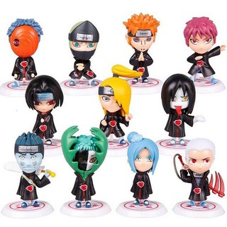 Mô Hình:11 Nhân Vật Naruto Có Giá Đỡ - Cao 7cm
