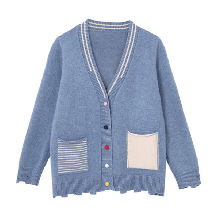Áo Khoác Cardigan Dệt Kim Mỏng Cổ Chữ V Thời Trang Thu Đông Cho Nữ | BigBuy360 - bigbuy360.vn