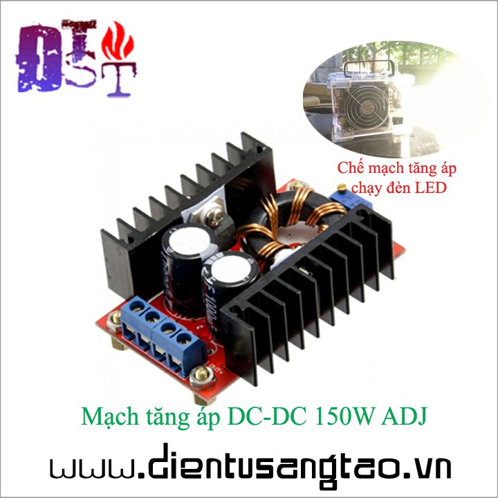 Mạch tăng áp DC-DC 150W ADJ