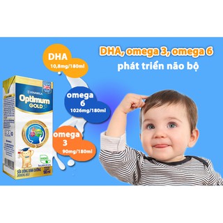 Combo 6 vỉ Sữa bột pha sẵn Optimum 180ml