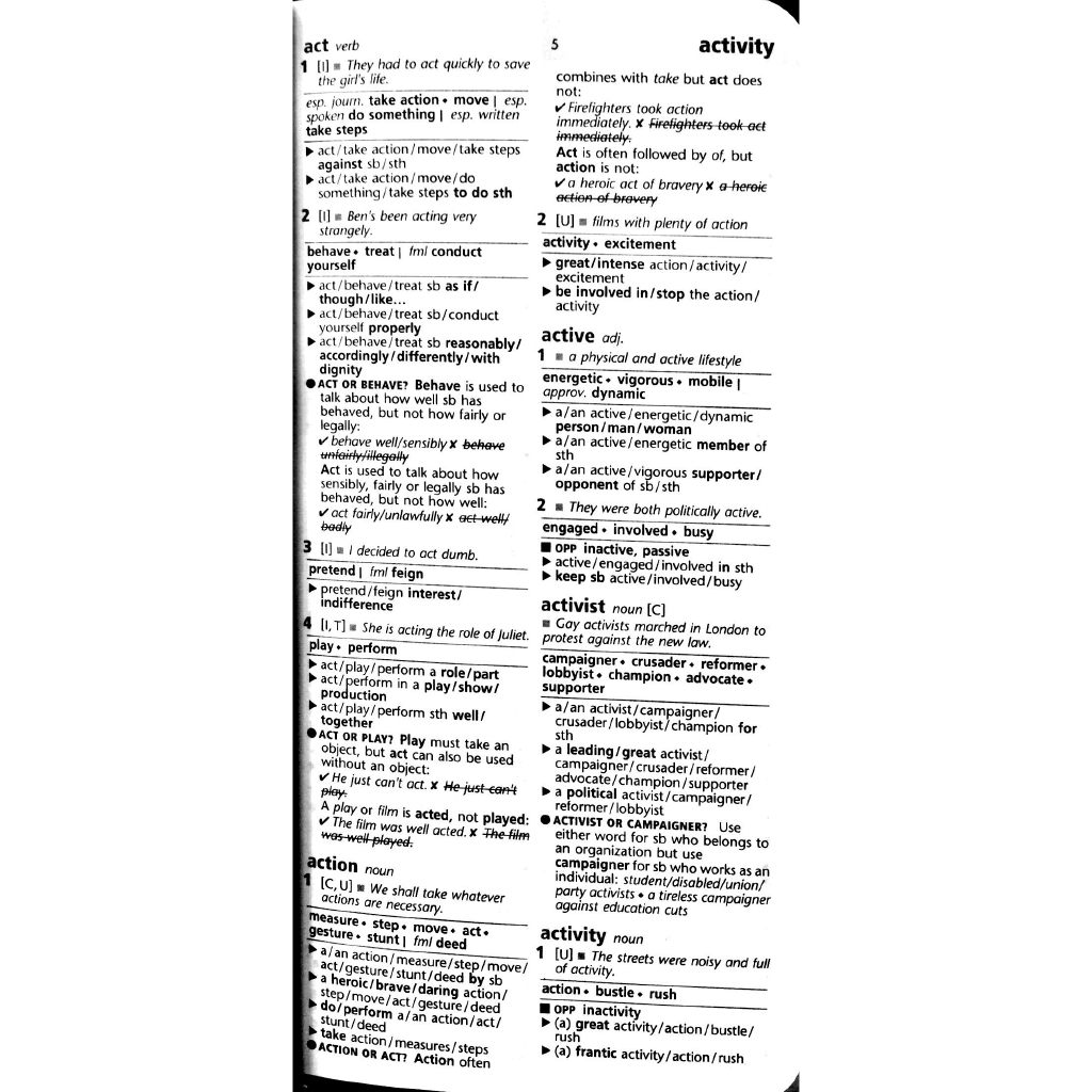 Sách - Oxford Learner’s Pocket Thesaurus Paperback