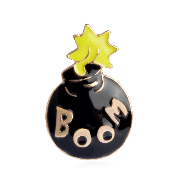 Set 7 Ghim Cài Áo Hình Tráng Men Độc Đáo