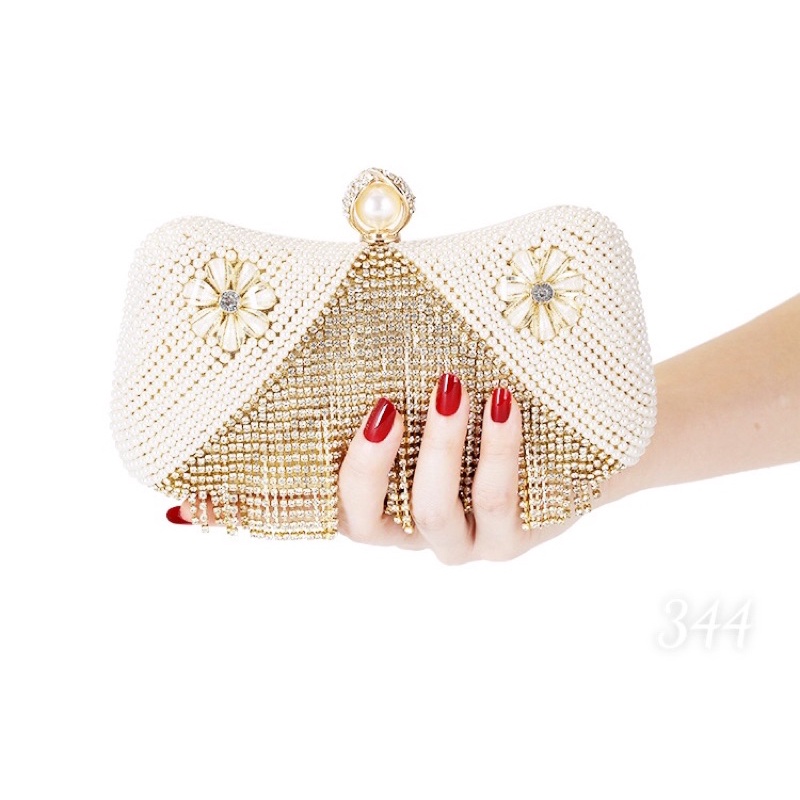 Túi Đầm Đeo Vai Kết Tua