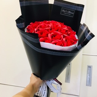 (Qua tang )bó hoa sáp 20 bông sang chảnh