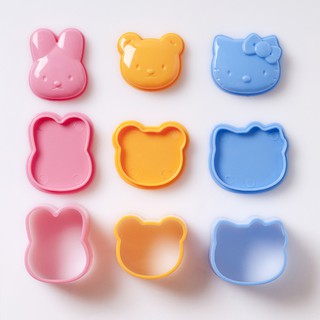 [SIÊU RẺ] Sét 3 khuôn cơm hình thú cute
