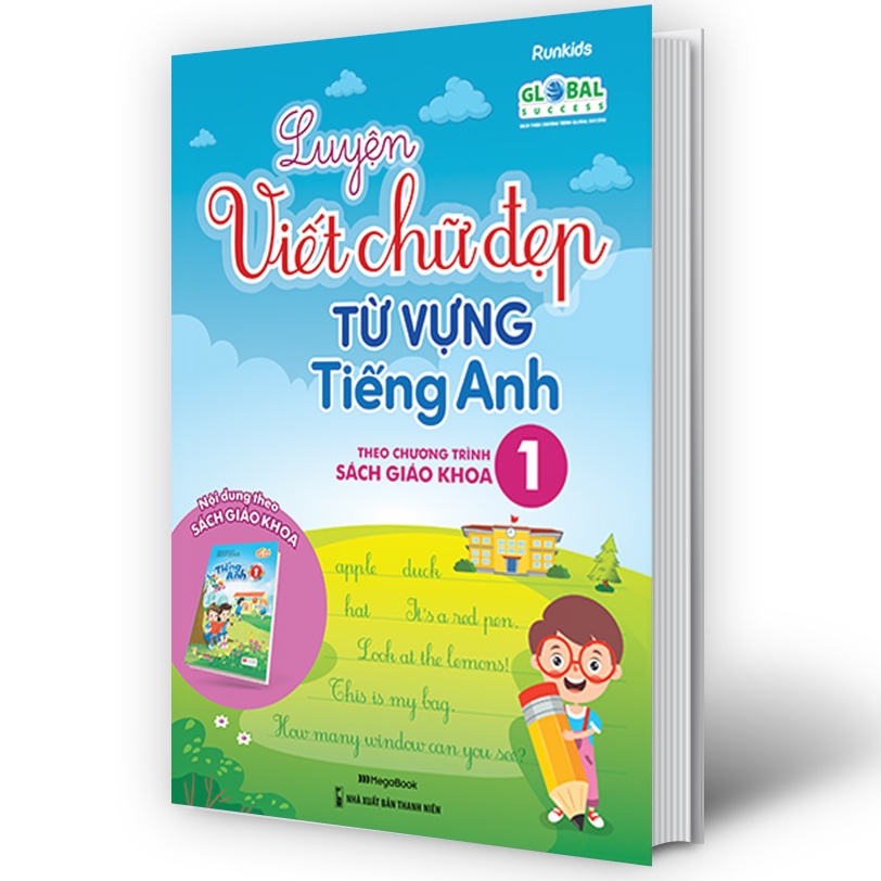 Sách Luyện viết chữ đẹp từ vựng tiếng Anh - theo chương trình Sách giáo khoa lớp 1