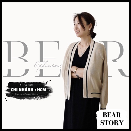Áo khoác len Cardigan mỏng dệt cao cấp - AK0035 | bear.story