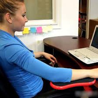 Giá đỡ tay dùng chuột bàn phím Giảm đau cổ tay Kê Lót chuột Văn phòng