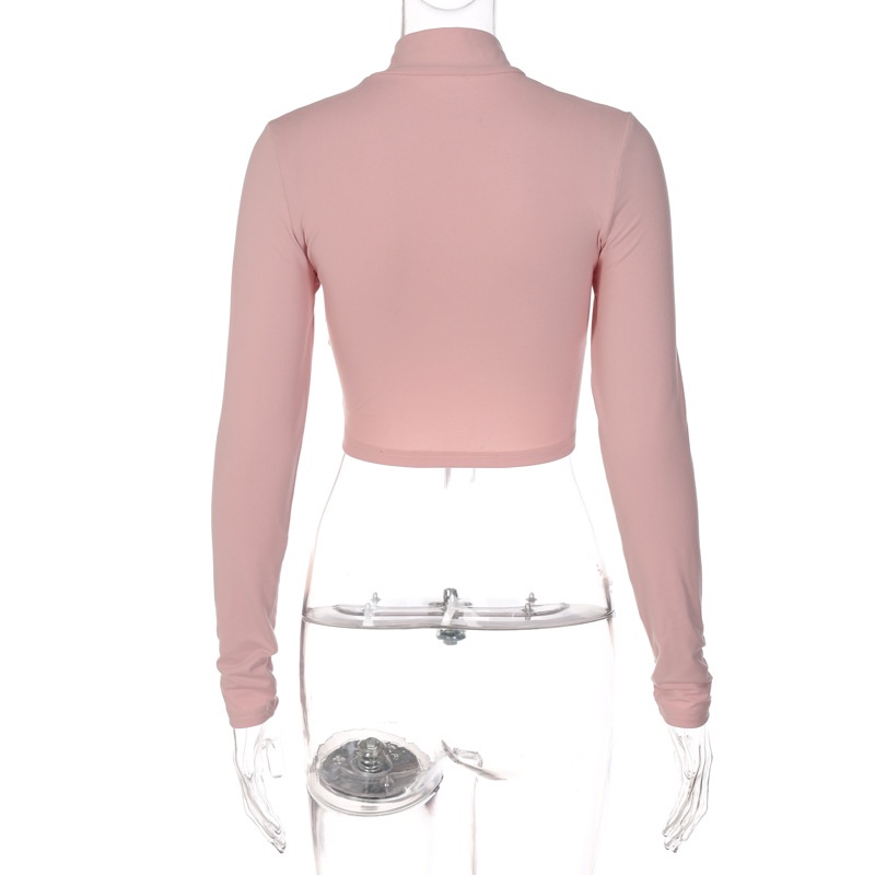 Áo Thun Tay Dài Dáng Ôm Phối Bèo Và Dây Rút D0315 Thời Trang Cho Nữ