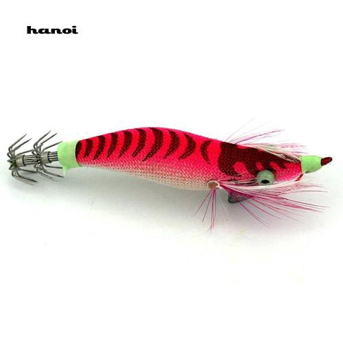 Mồi tôm giả câu cá có móc thiết kế tiện dụng