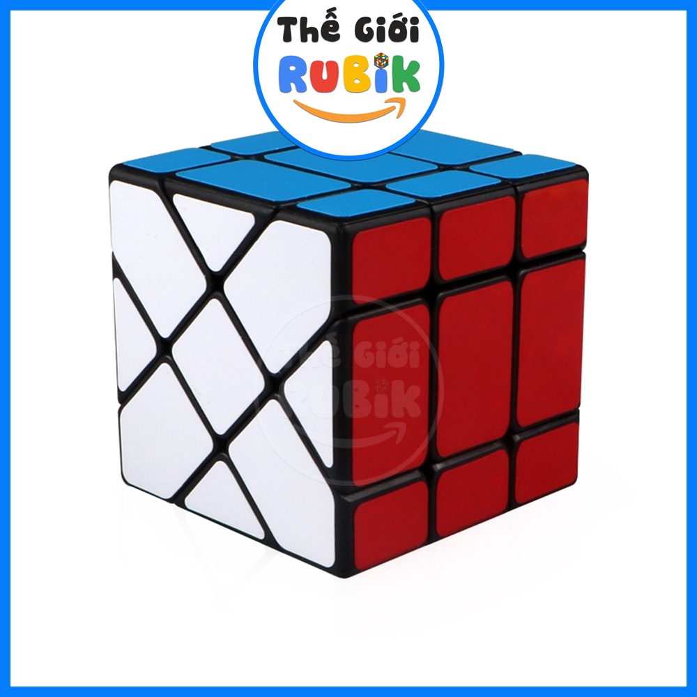Combo 3 Rubik Fisher Axis Windmill Biến Thể Rubic 3x3 Đồ Chơi Thông Minh | Thế Giới Rubik
