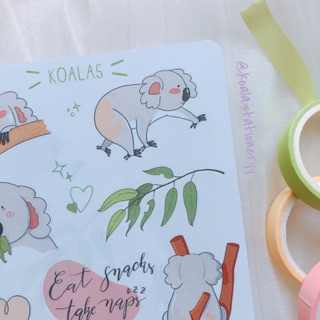 Bullet journal sticker - Gấu túi Koala