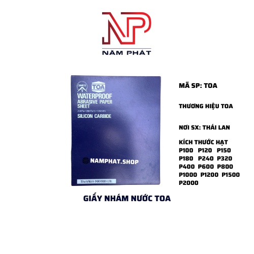 Giấy nhám TOA Thái