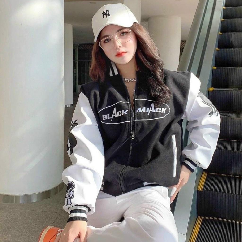 Áo khoác dù nam nữ AKD36 BLACK LECHAU bomber jacket 2 lớp unisex form rộng ulzzang streetstyle hottrend rẻ đẹp xịn