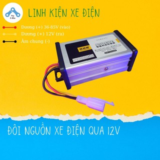 Bộ đổi nguồn xe điện dc 12v, đổi nguồn từ 36v 48v 72v xuống 12v