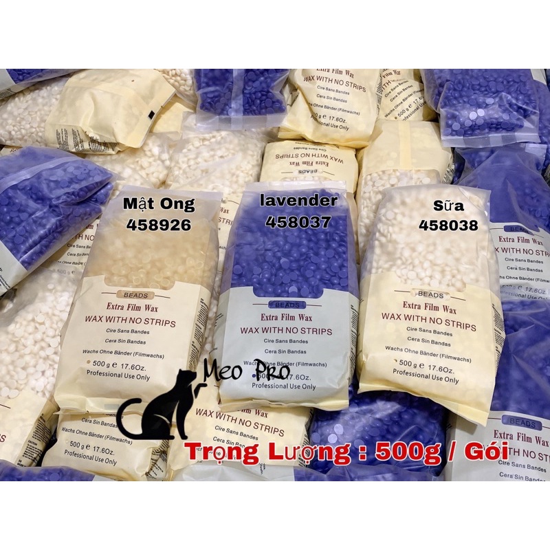 wax lông nóng dạng hạt Bead Extra Flim Wax ( 1 bịch 500gr)