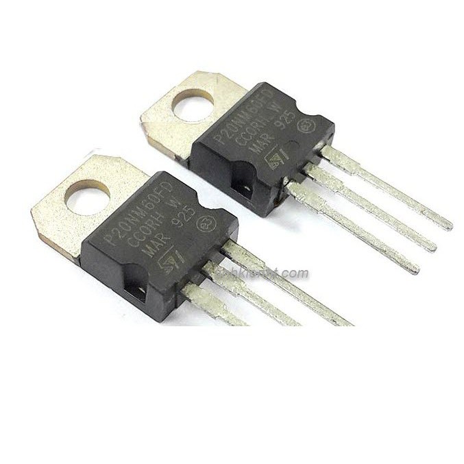 MOSFET N-CHANNEL STP20NM60 P20NM60 20NM60 20N60C3 20N60 (lưng sắt) mới chính hãng 100%