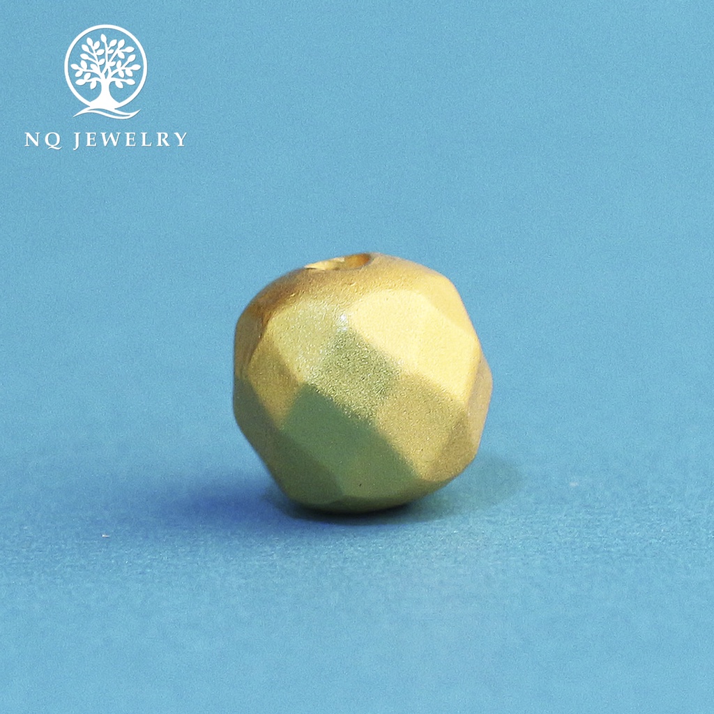 Charm bạc tròn 3D - NQ Jewelry