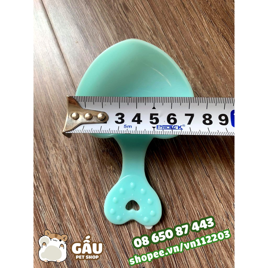 Thìa xúc thức ăn Hamster hình trái tim