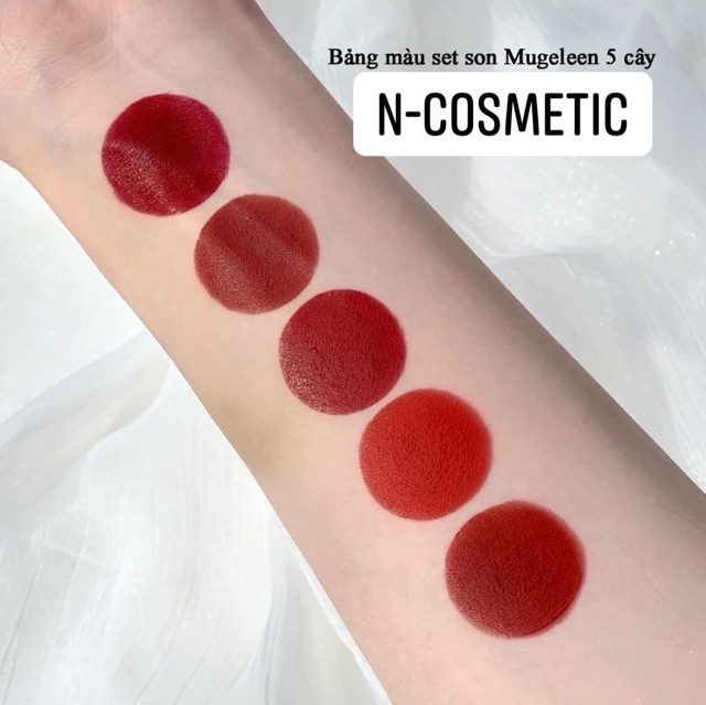 Sét 5 son cô gái Muge Leen bảng màu siêu hot | BigBuy360 - bigbuy360.vn