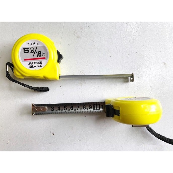 Thước rút vàng 3m, 5m tự ngắt, 7.5m cuộn tự động, lớp vỏ bọc cao su chống va đập, chống vỡ, bền