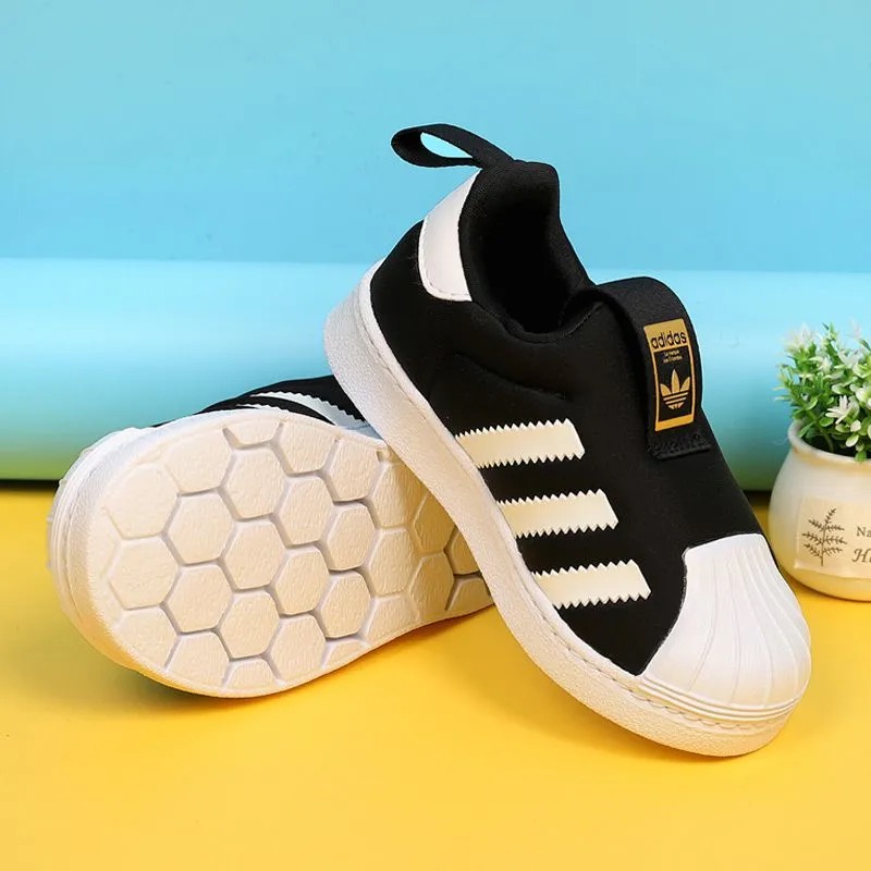 Giày Thể Thao Adidas N5923 Màu Hồng / Đen Thời Trang Công Sở Cho Bé Gái