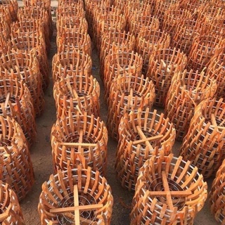 chậu gỗ nhãn f25