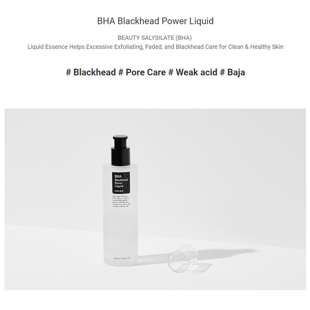 [Hàng mới về] Dung Dịch Loại Bỏ Mụn Đầu Đen Cosrx 100ml