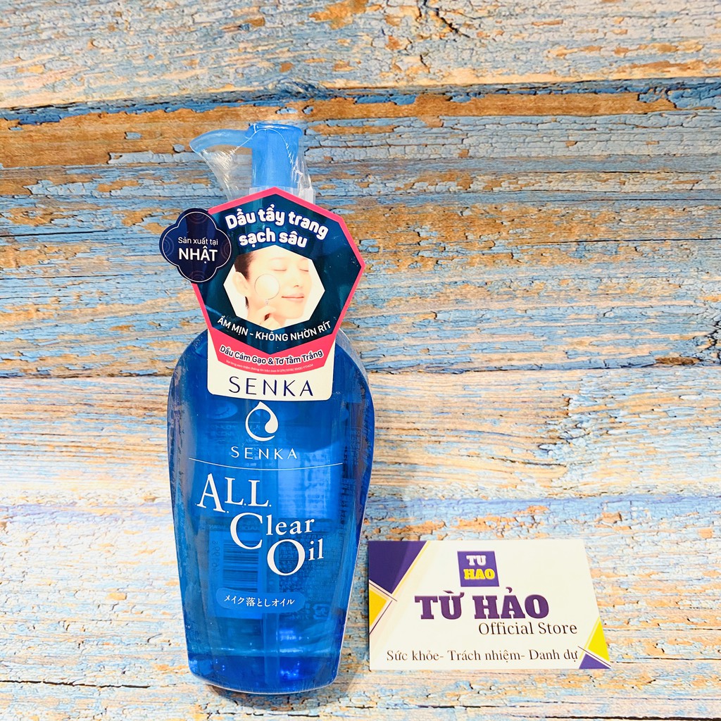 Dầu tẩy trang Senka All Clear Oil 230ml (Mới)_14847 | BigBuy360 - bigbuy360.vn