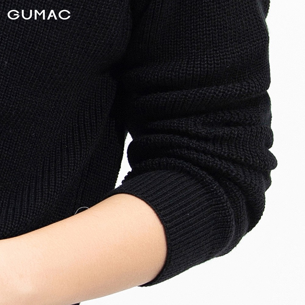 [Mã WABRGB11 giảm 10% đơn từ 250k] Áo len nữ rút dây GUMAC đủ màu, đủ size, phong cách street style AA9214 | BigBuy360 - bigbuy360.vn