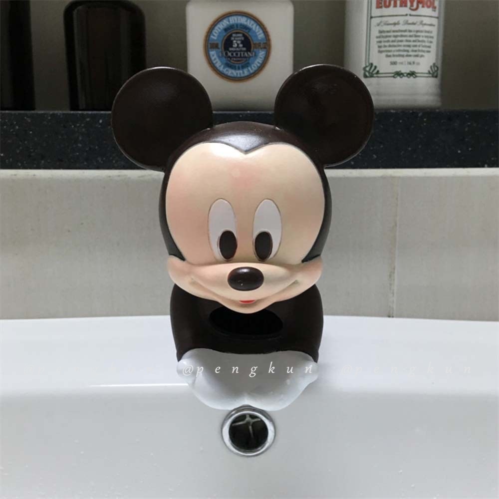 Dụng Cụ Nối Dài Vòi Nước Rửa Tay Chống Văng Họa Tiết Hoạt Hình Kiểu Hàn Quốc Cho Bé