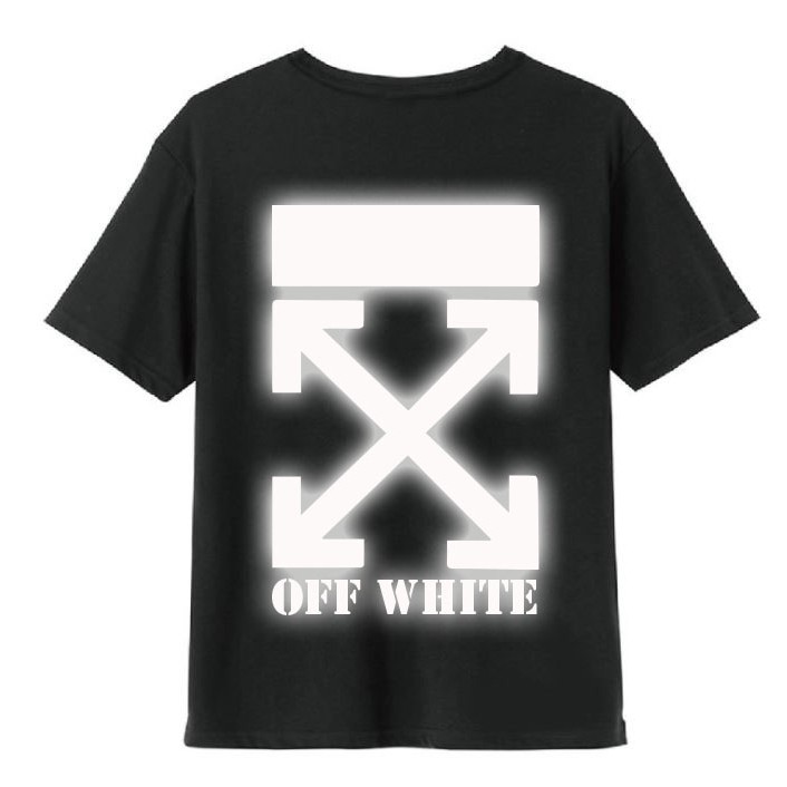 Áo Thun, Áo Thun Tay Lỡ Phom Rộng Unisex In Logo Off White, In Decal Phản Quang Siêu Đẹp | BigBuy360 - bigbuy360.vn
