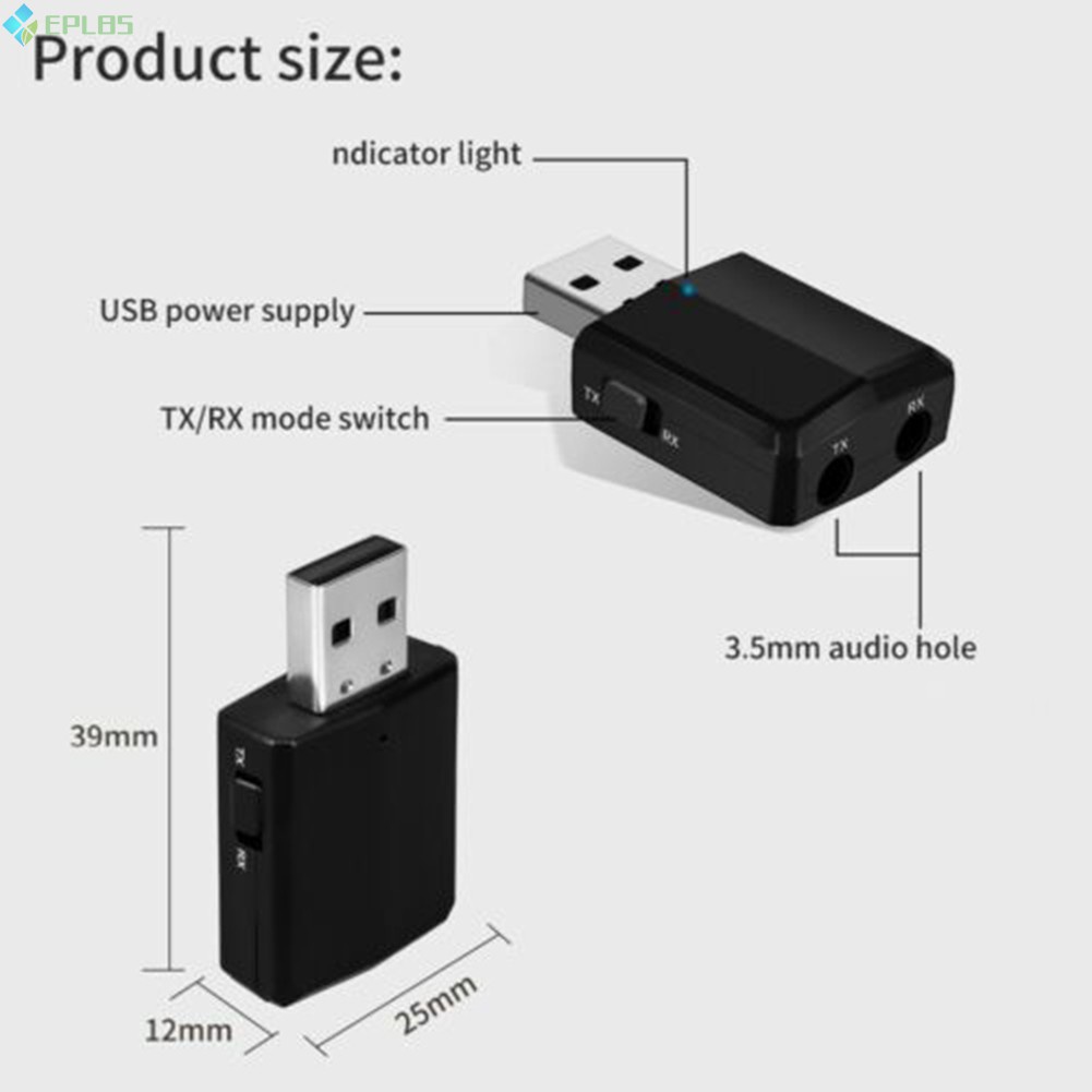 Usb Truyền Tín Hiệu Bluetooth 5.0 3 Trong 1 Cho Tv / Pc / Xe Hơi | BigBuy360 - bigbuy360.vn