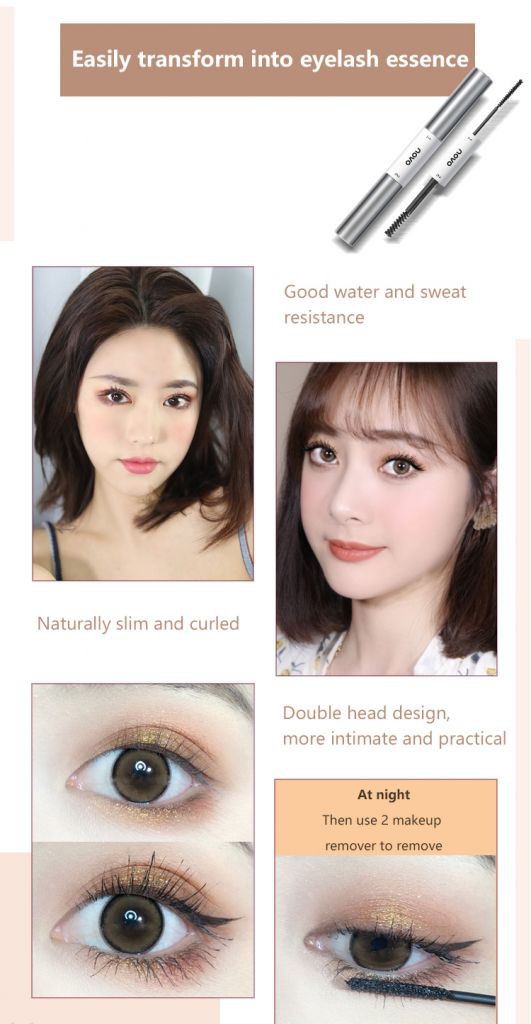 (Hàng Mới Về) Bộ Mỹ Phẩm Trang Điểm Lông Mi Chống Thấm Nước Và Mồ Hôi Không Bị Nhòe Tự Nhiên Novo | BigBuy360 - bigbuy360.vn