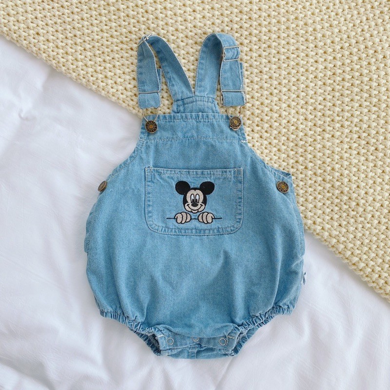 Yếm bò mickey dư xịn cho bé trai/bé gái