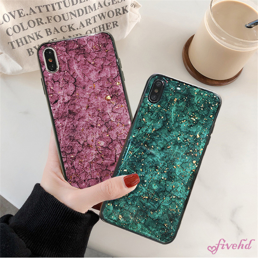 🌈Ready Stock🎁 Samsung Galaxy S10Lite Note10Lite J7 J5 J2 Prime on7 J6 J8 2018 J6 J4 Plus J710 J3 J5 Pro Phone Case Gold Foil Epoxy Luxury Soft Shell Protective Cover