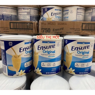 Combo 3 LON sữa Ensure Mỹ mẫu mới 397g | Ensure Mỹ chính hãng | sữa bột ensure 397g mẫu mới