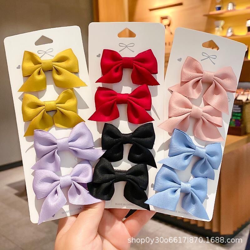 Kẹp Tóc Nơ Xinh Xắn Thời Trang Dễ Thương Dành Cho Bé Gái SuShiShop CT28
