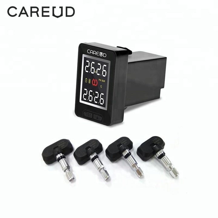 Bộ cảm biến áp suất lốp trong ô tô thương hiệu Careud (Bảo hành 2 NĂM)