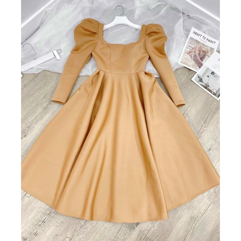 đầm xoè tay phồng ( kèm ảnh và video 1000%)