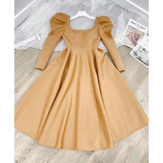 đầm xoè tay phồng ( kèm ảnh và video 1000%)