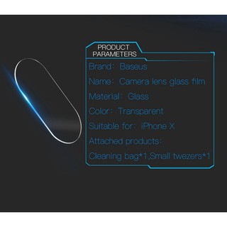 Bộ 2 kính cường lực camera Baseus Iphone Xs Max