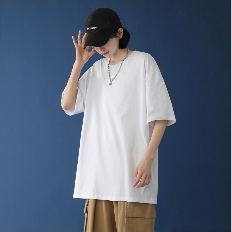 Áo thun unisex nam nữ  Basic Tee form rộng, áo phông tay lỡ form rộng chất cotton mát mịn thấm hút mồ hôi