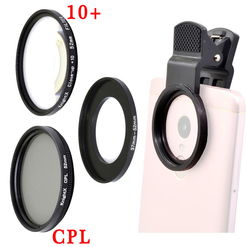 Bộ Ống Kính Macro 10 Macro 52mm Cho Điện Thoại