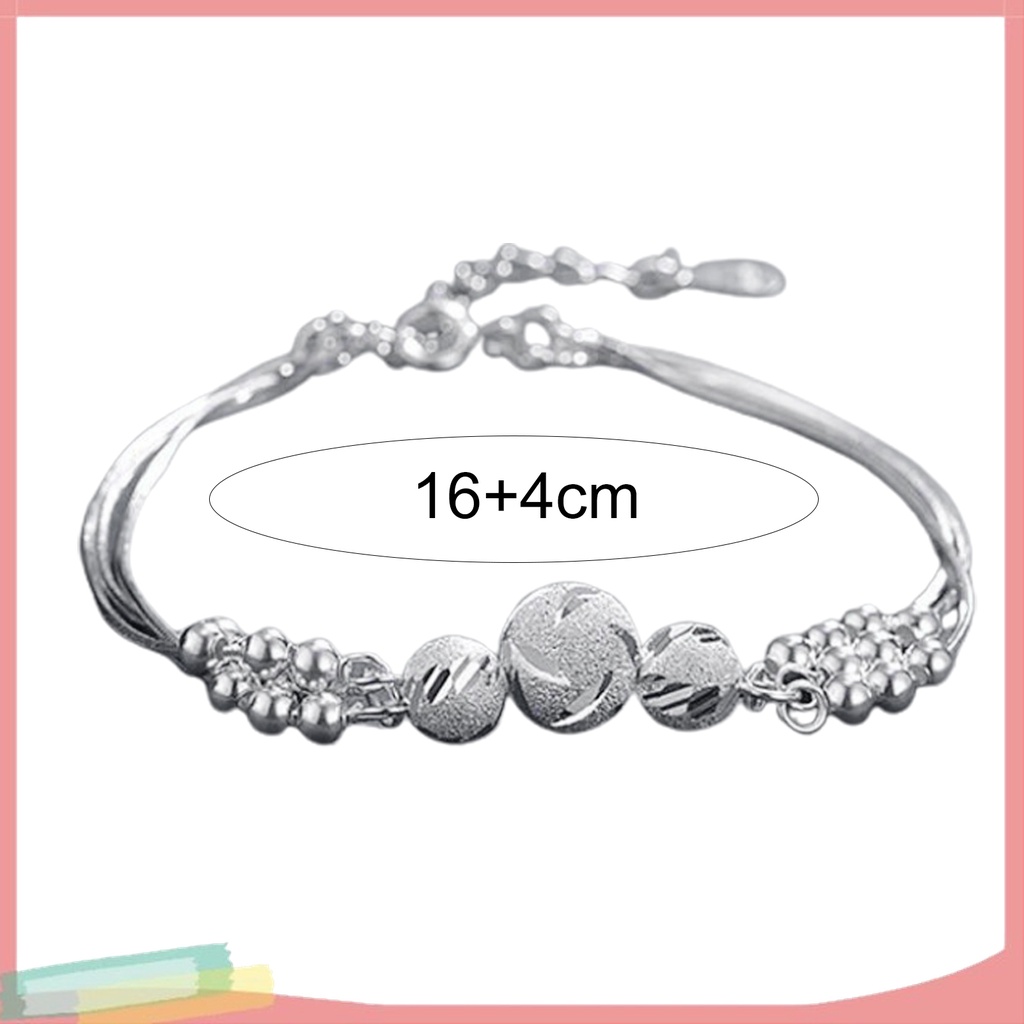 - - Vòng Tay Xỏ Hạt Ba Lớp Trang Sức Phong Cách Hàn Quốc Mặc Hàng Ngày Cho Nữ